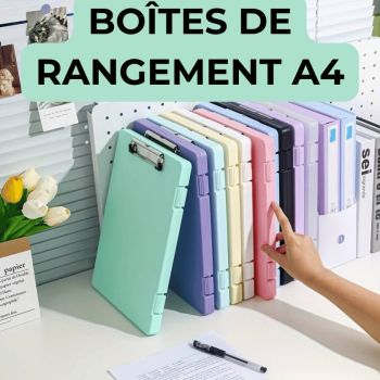 Lot de 2 boîtes de rangement...