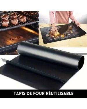 Set de 2 Tapis de Cuisson Réutilisable pour Four et Barbecue