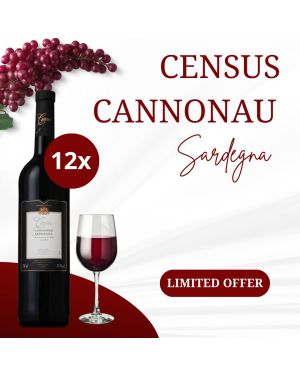 12 bouteilles Census Cannonau Sardegna 2022