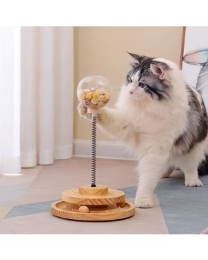 Jouet pour chat interactif Distributeur de friandises