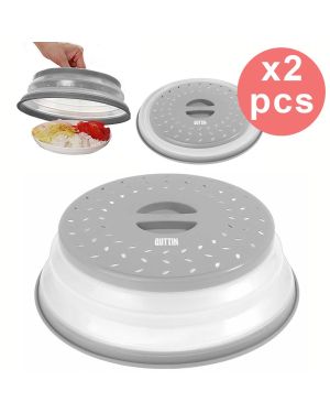 Lot de 2 Cloches pour Micro-ondes Pliable