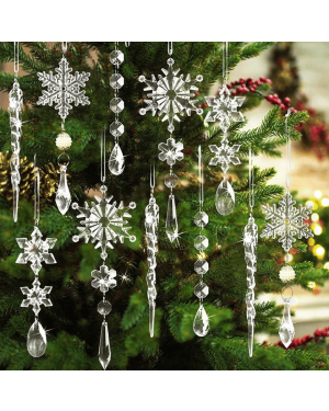 10Pcs Flocons de Neige décoration noël