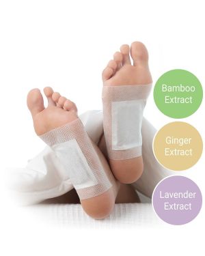 Patchs Détoxifiants pour pieds - Bamboo, Lavender ou Ginger 10 Unités