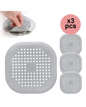 Set de 3 filtres désodorisants pour cuisine et salle de bain