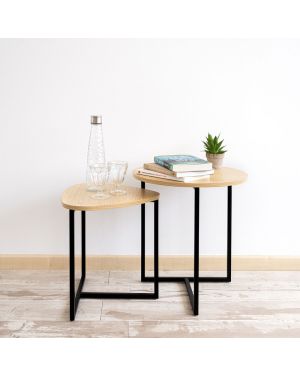 Lot de 2 Tables d'appoint Desing