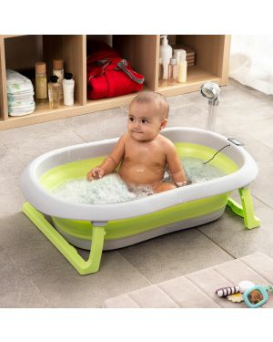 Baignoire pour Bébé Pliable avec Thermomètre