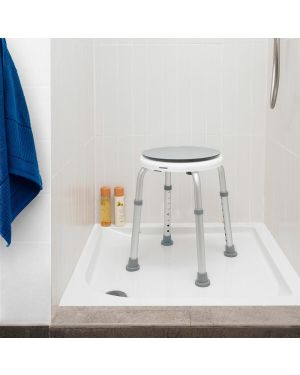 Tabouret de Bain Pivotant et Réglable Roshawer InnovaGoods