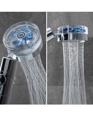 Pommeau de douche avec Hélice à Pression et Filtre Purificateur