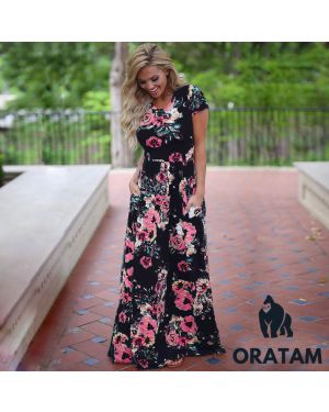 Robe Garden Party Maxi Dress par Oratam