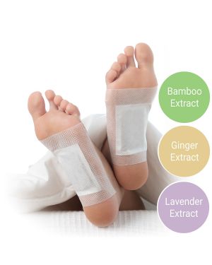 Patchs Détoxifiants pour pieds - Bamboo, Lavender ou Ginger 10 Unités